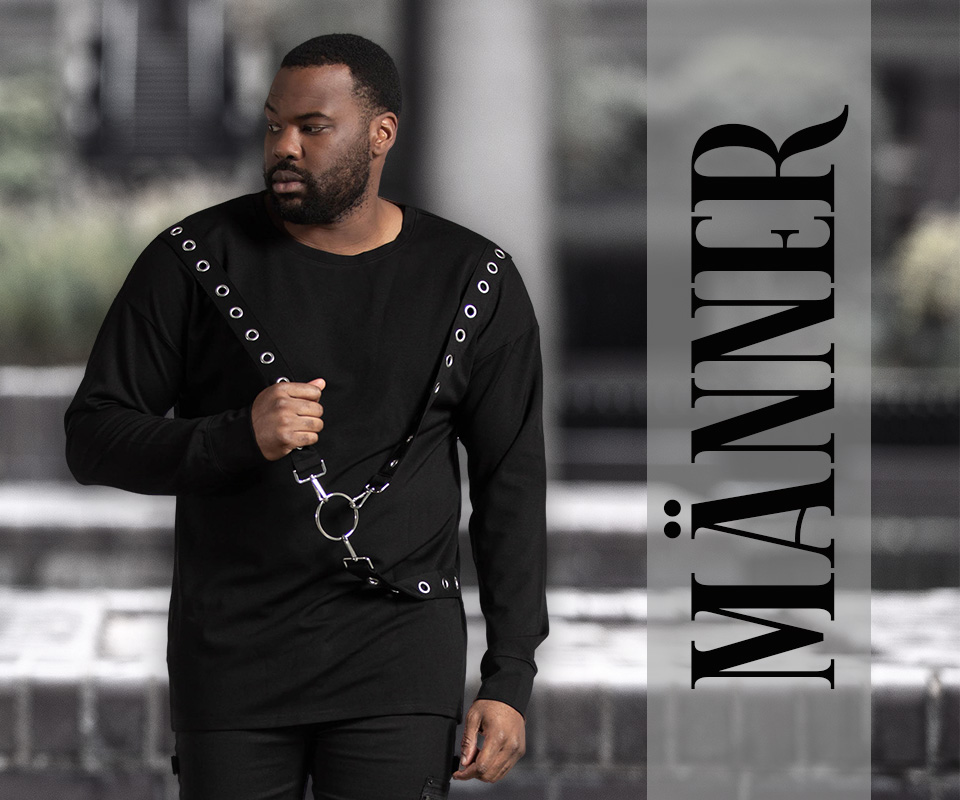 Jetzt Gothic Kleidung in Plus Size für Herren bestellen